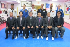 Master O'Connor with Grand Masters and Instructors at the United States portion of Dan Test.
