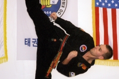 Master O'Connor Front Round House Kick