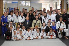 Belt Test-October 2017-Grand Master Cho and Master O'Connor with students. 