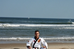 Meditation on the beach